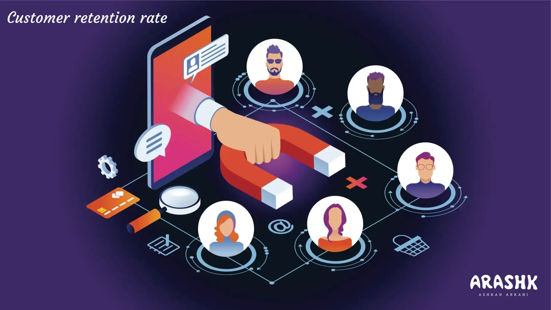 نرخ نگهداشت مشتری (Customer retention rate)