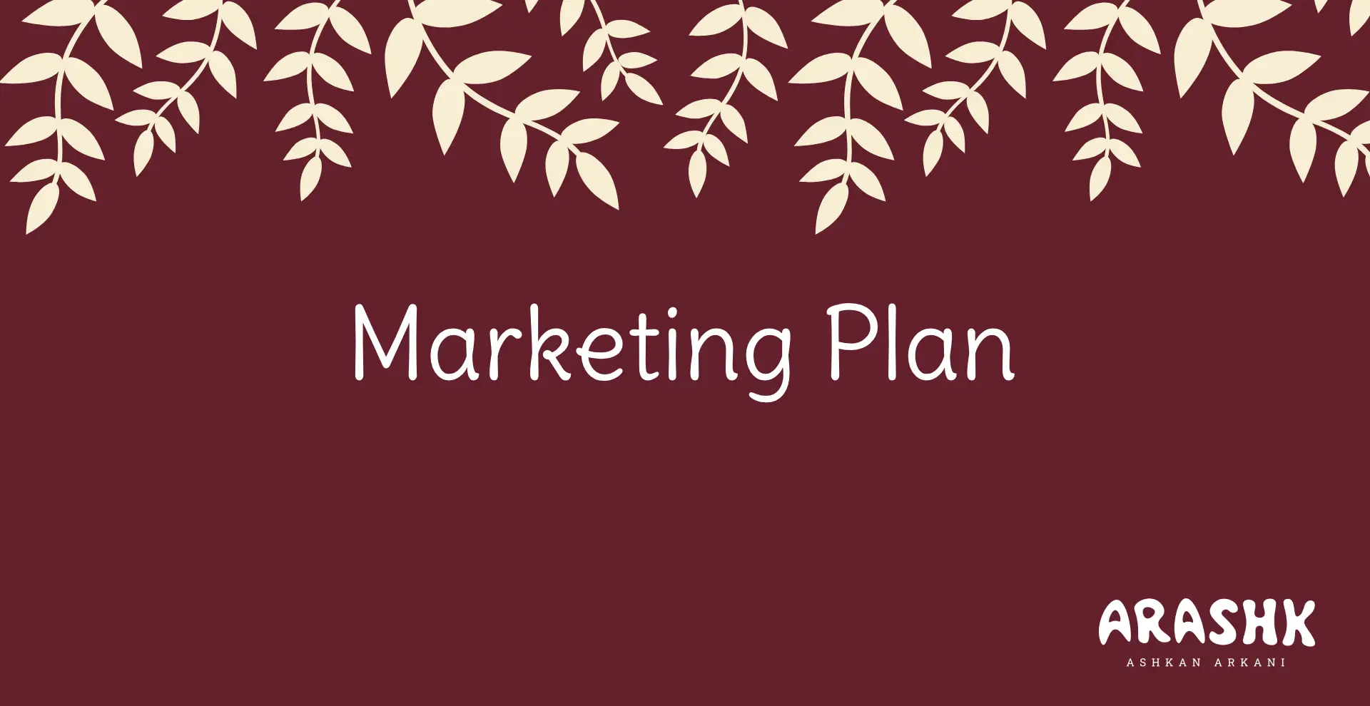 مارکتینگ پلن یا Marketing Plan