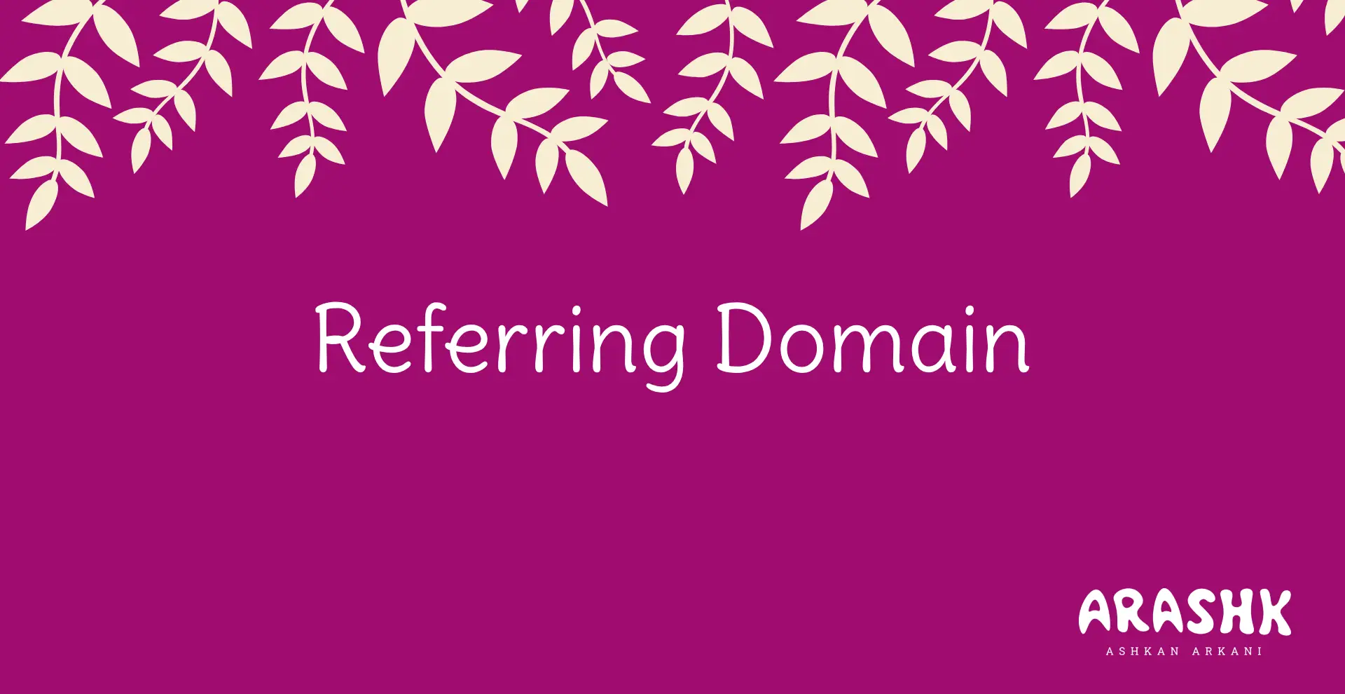 ریفرینگ دامین Referring Domain